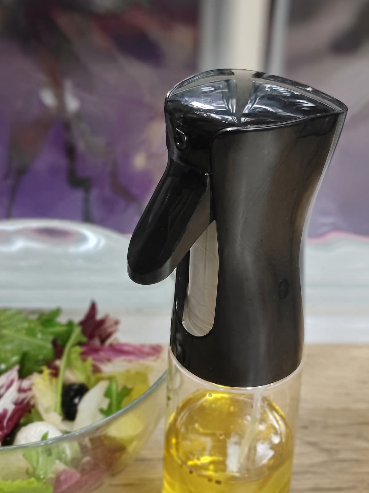 Butelka z rozpylaczem do oleju i oliwy: mniej oleju na patelni (200/300/500 ml)